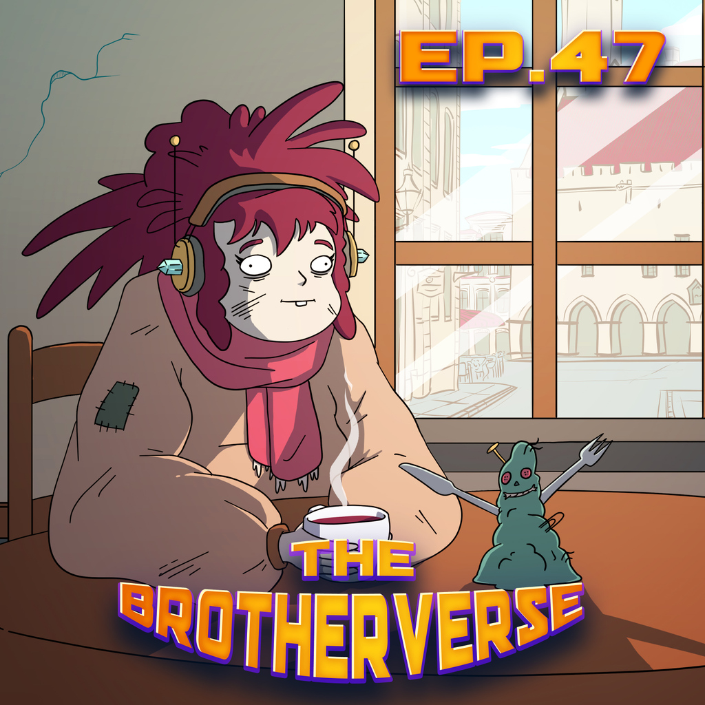 thebrotherverse's tweet photo. Episode 47 of The #Brotherverse is here 🥳! Let us give thanks...Holy trash man, king of the gutter, we thank you for this pile of hot garbage. Amen. #dnd #trashlife #actualplay #podernfamily https://t.co/DzZrVPv21U