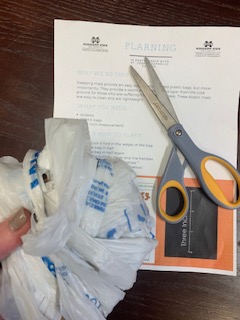 There are only two Plarn with a Purpose shifts left for the semester! Take a break from studying, and join us in person or virtually.  RSVP on Cowbell Connect.  bit.ly/CCSERTAB