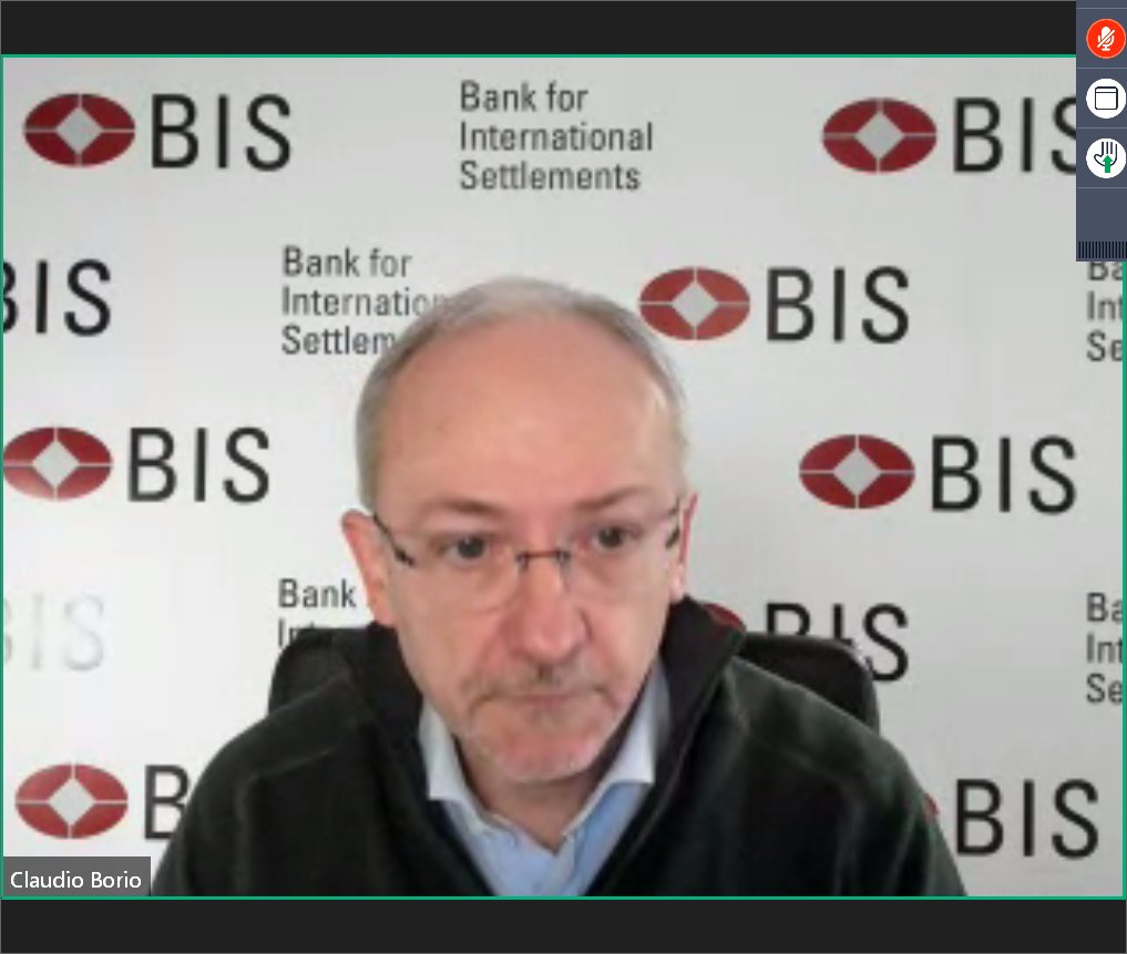 Claudio Borio gets us underway. Asks if there are diminishing returns to monetary policy's ability to provide stimulus. Argues that many studies simply assume constant marginal returns + reversion to equilibrium.