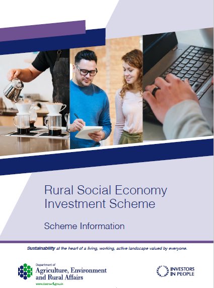DAERA’s pilot Rural Social Economy Investment Scheme is open now for applications. The next information webinar for potential applicants is this Thursday 19 Nov 7-8pm. For further information on the scheme and to book a place on a workshop click here  ruralaction.co/social-economy/