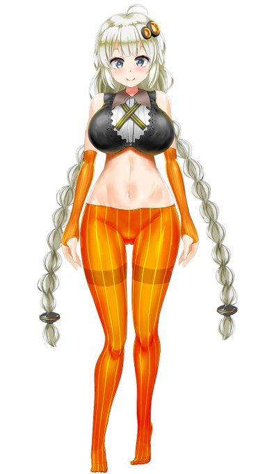 あかり立ち絵 今日の進歩 アームカバー+タイツ+アンダー途中まで 続きはまた明日 