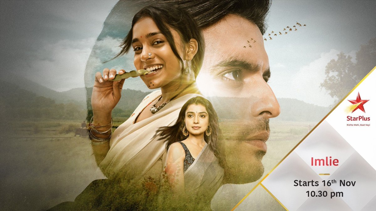 STAR TV UK on Twitter: "💥STARTS TONIGHT💥 #Imlie starts #TONIGHT at  10:30pm (UK) | on #StarPlus ⠀ Available on #Sky705 | #VirginMedia803 |  #YuppTV @TouqeerSumbul @Gashmeer #MayuriDeshmukh Follow @STARTVUK for more  updates…