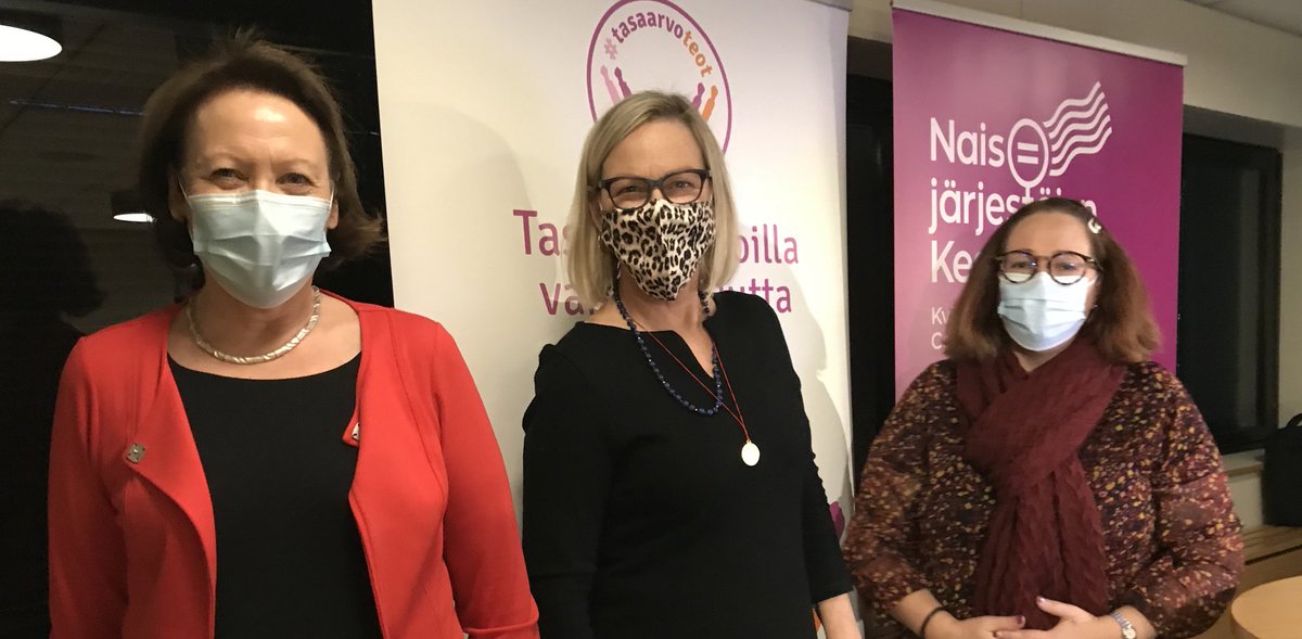 TerhiHeinila's tweet photo. Mikä on sukupuolten #tassarvo’n ja naisten oikeuksien tila Suomessa? Lue @naisjarjestot pj. @EvaBiaudet’n hieno puhe #NJKL:n vuosikokouksessa 2020! 

https://t.co/V0YBbbJhHO https://t.co/GGUERwle2r