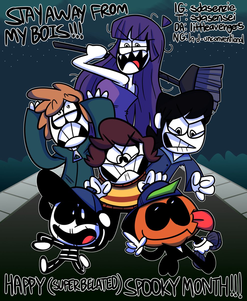 StevzDaSensei's tweet photo. hooooboiimlateasshitallthxtocollege.. while patiently waiting for his upcoming spooky month vid imma upload dis
alsocharsbelongto @_SrPelo_ 
#fanart #srpelo #srpelofanart #spookymonth #spookymonthfanart #cartoon https://t.co/Lpiz0GYqf9