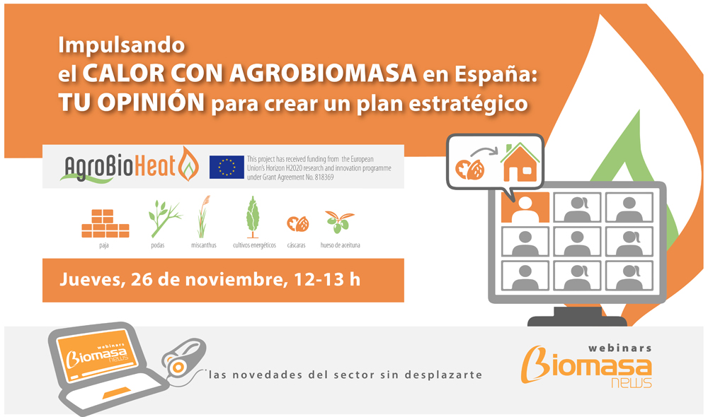 TALLER VIRTUAL #Agrobioheat: participa para promover el uso del #calor con #agrobiomasa en pequeñas y medianas instalaciones. 
¿Cómo hacerlo? ¿Qué debemos promover? ¿Qué agentes van a ser clave?
26 noviembre, 12-13 h
#biomasa #webinar #biomasanews 

bit.ly/webinar_AVEBIO…