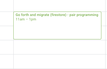 StephenVNelson's tweet photo. @drewstergooster This calendar event that my coworker just made. https://t.co/dyMbuCYQc6