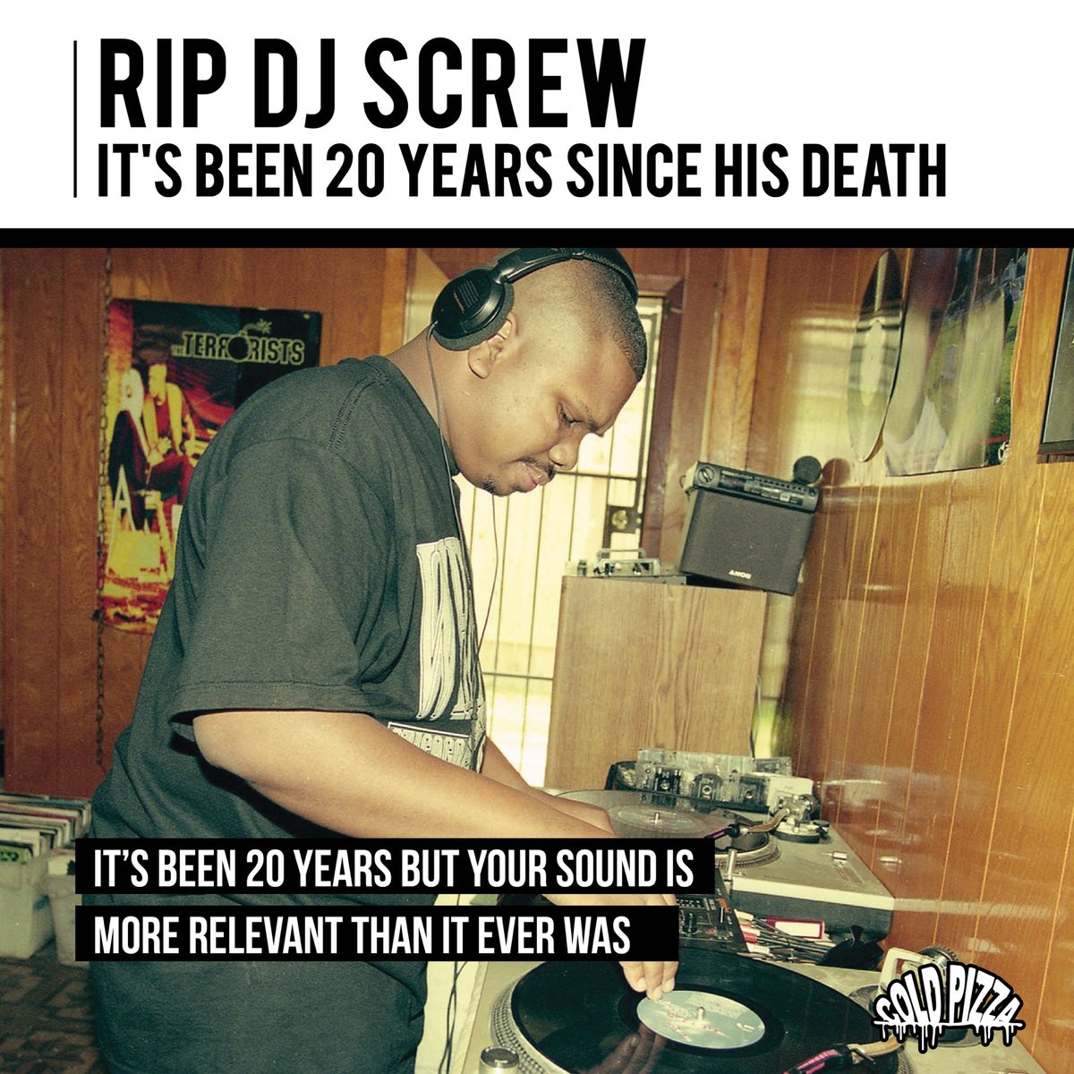 RIP DJ Screw, Texas legend. 

#djscrew #rip #choppedandscrewed