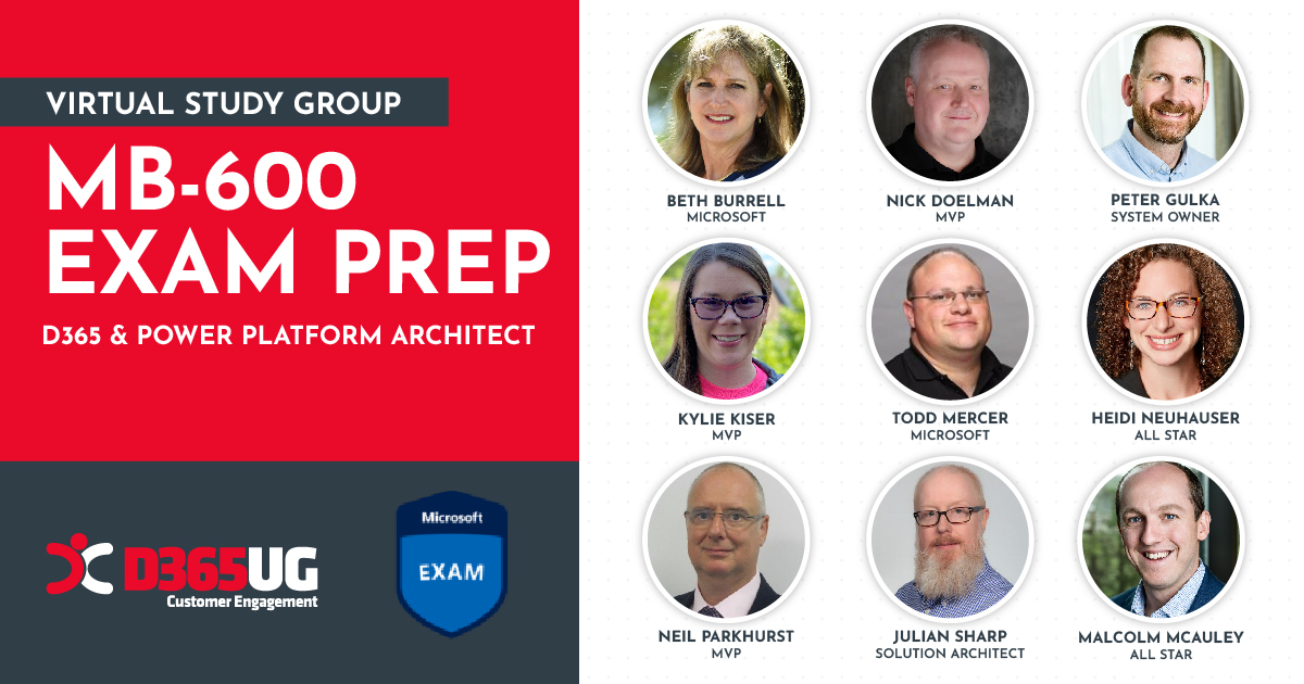 D365UG CE (@d365ugce) on Twitter photo Gain a professional edge & show your skills with a <a href="/Microsoft/">Microsoft</a> certification! <a href="/ParkhurstNeil/">Neil Parkhurst (MVP)</a> <a href="/readyxrm/">Nick Doelman 🇨🇦</a> <a href="/toddjmercer/">Todd Mercer 🇨🇦🥌 #D365 #ProCodeNoCodeUnite</a> <a href="/KylieKiser/">Kylie Kiser</a> <a href="/CRMHeidi/">Heidi Neuhauser</a> <a href="/bcohen26/">Beth Burrell</a> <a href="/juliandynamics/">Julian Sharp | MCT | MVP</a> <a href="/malcmcauley/">Malcolm McAuley</a> are leading study sessions at: hubs.ly/H0yMKw30 #MSDYN365 #PowerPlatform #SolutionArchitect Gain a professional edge & show your skills with a <a href="/Microsoft/">Microsoft</a> certification! <a href="/ParkhurstNeil/">Neil Parkhurst (MVP)</a> <a href="/readyxrm/">Nick Doelman 🇨🇦</a> <a href="/toddjmercer/">Todd Mercer 🇨🇦🥌 #D365 #ProCodeNoCodeUnite</a> <a href="/KylieKiser/">Kylie Kiser</a> <a href="/CRMHeidi/">Heidi Neuhauser</a> <a href="/bcohen26/">Beth Burrell</a> <a href="/juliandynamics/">Julian Sharp | MCT | MVP</a> <a href="/malcmcauley/">Malcolm McAuley</a> are leading study sessions at: hubs.ly/H0yMKw30 #MSDYN365 #PowerPlatform #SolutionArchitect