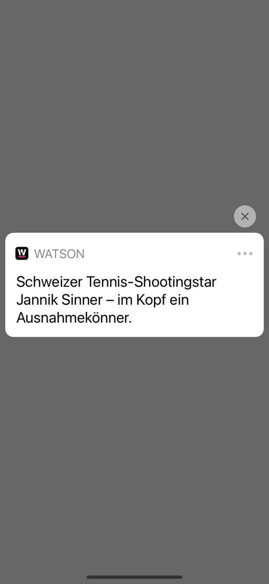 Loscasettos's tweet photo. Wäre toll, wenn #Sinner ein Schweizer wäre @watson_news https://t.co/sapXTOt8MX