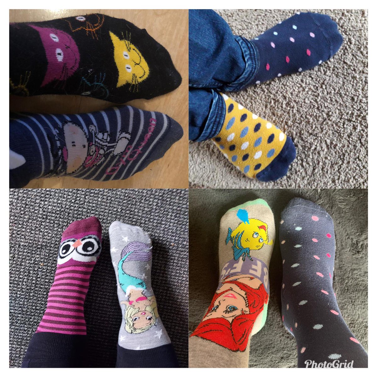 P3LinkworkCGM's tweet photo. Rocking odd socks today for #bullyingawarenessweek #oddsocksday #OddSocksDay2020 @nikkiatp3cgm @marissaweareP3 https://t.co/dUcGG0yR5x