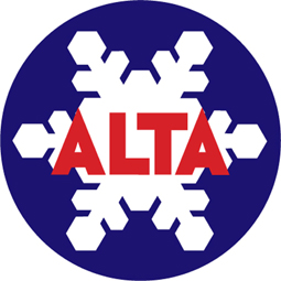 Next is  @AltaSkiArea. I have seen very little older stuff from Alta with a logo on it, but I've never seen anything but their current logo which is one of my all time favorites.