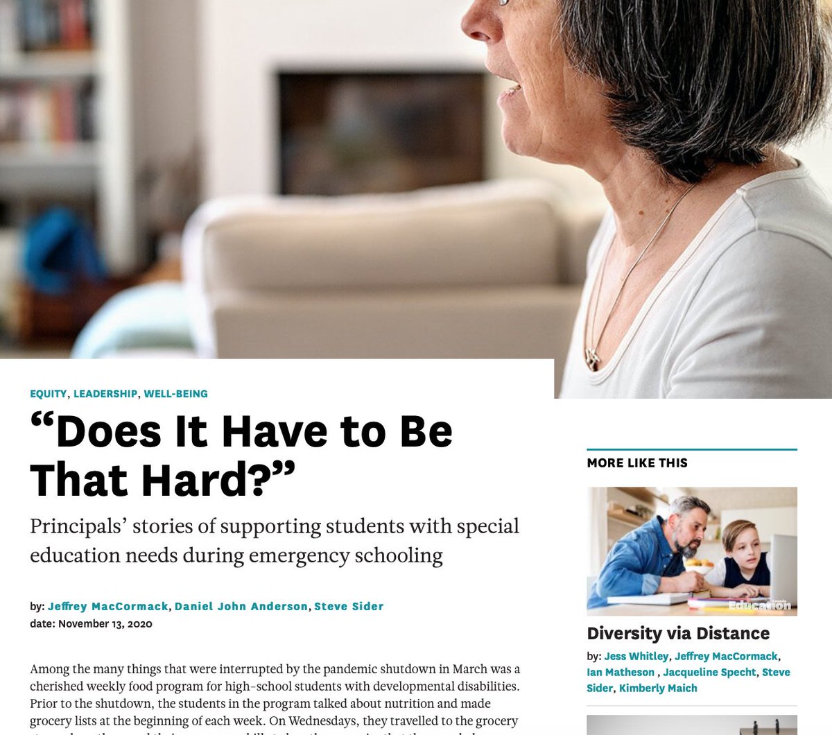 "Those months may have been messy and frustrating but, as the principals told us, students with SEN were never far from their minds" Principals stories of supporting students with SEN during emergency schooling.
<a href="/EdCanNet/">EdCan Network</a> <a href="/drstevesider/">Steve Sider</a> <a href="/ULethbridgeEdu/">ULethbridgeEducation</a> 
edcan.ca/articles/does-…
