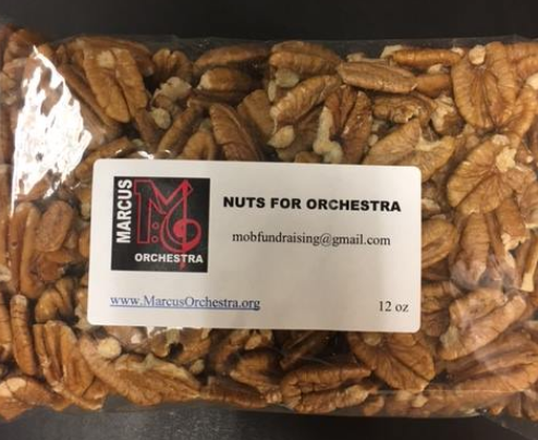 marcusorchestra's tweet photo. We are down to our last 20 bags of pecans! We will not be ordering  any more this year. If you are still needing pecans, please email mobfundraising@gmail.com and let me know how many you want. $10/bag https://t.co/0txzLn3hc5