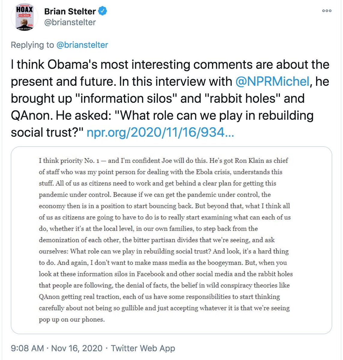 BenSha_PWord's tweet photo. @benshapiro "How can we rebuild Wet Ass P-word trust?" asked the Media Watchdog, while glowingly quoting the folks who helped undermine Wet Ass P-word trust https://t.co/CKKmnEvmms