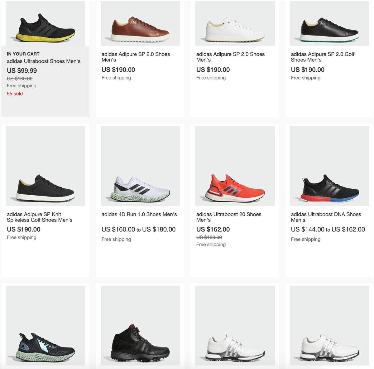 adidas official ebay store