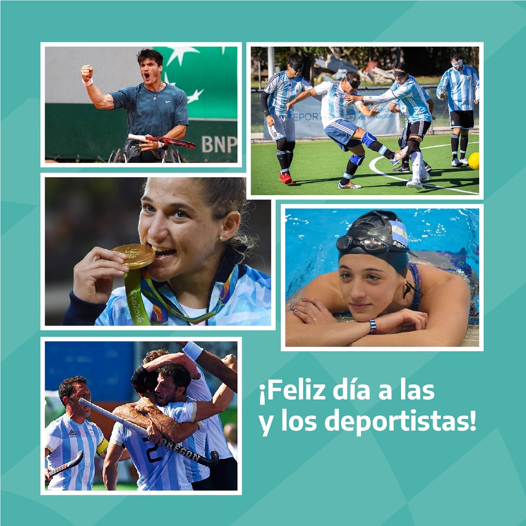¡A cada persona que disfruta de la actividad física, a cada deportista que representa con orgullo a nuestro país! A todos y todas, muy feliz día. #Diadeldeportista
