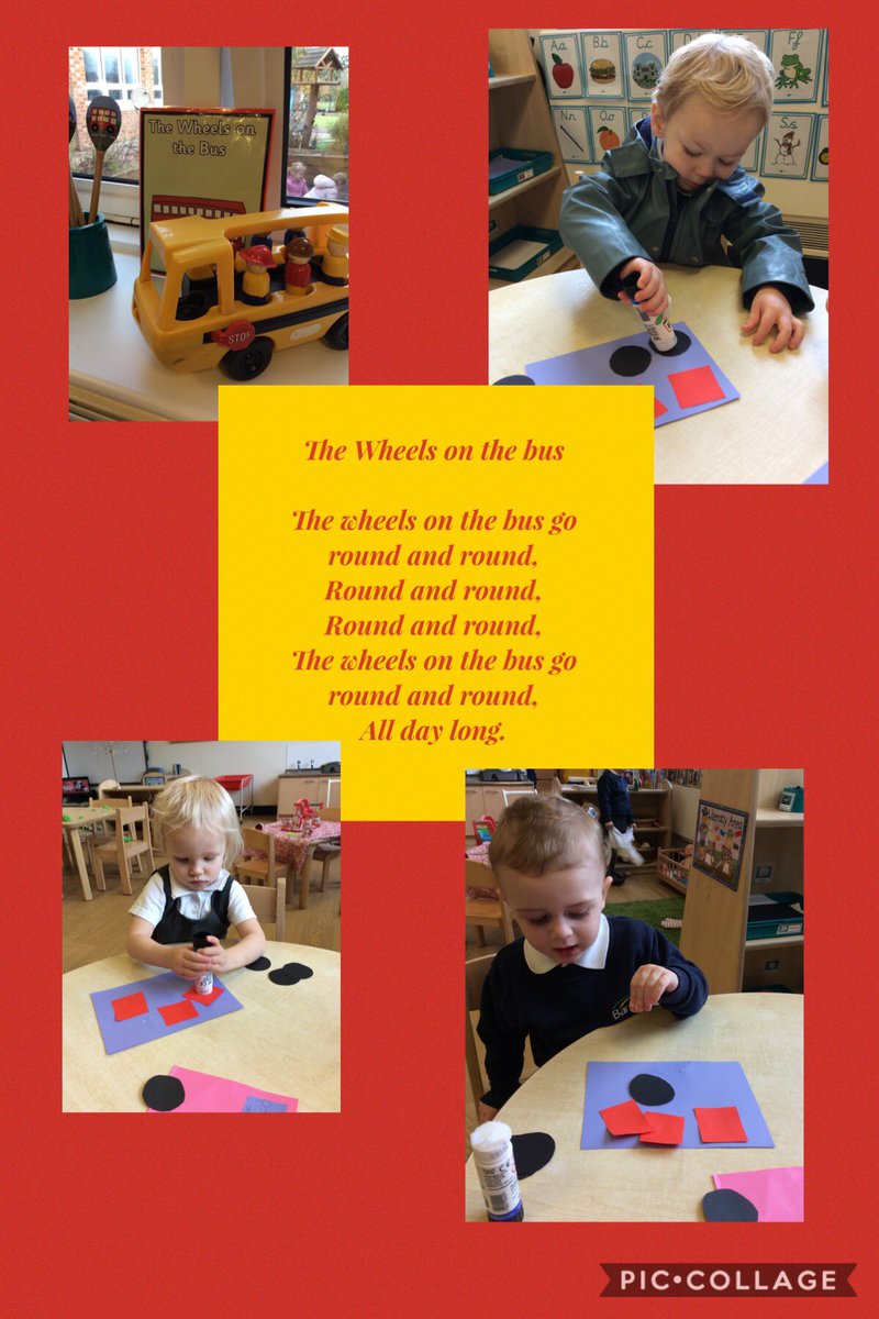 #WorldNurseryRhymeWeek The Butterflies enjoyed making shape buses as we sang ‘ The wheels on the bus’ <a href="/barntonminis/">Debs Stewart</a> <a href="/BarntonMrsL/">Alison Lawson</a> <a href="/BarntonMrsGu/">Mrs Guttridge</a>