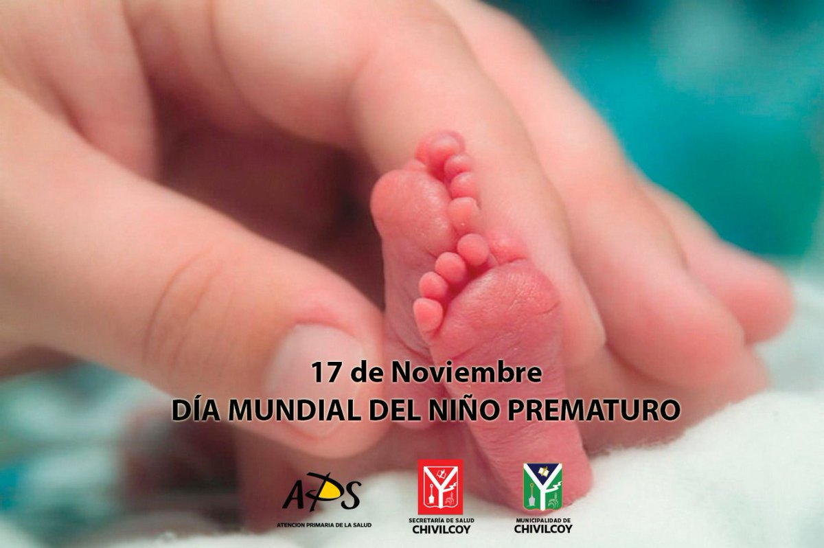 ChivilcoyAps's tweet photo. Hoy se conmemora el Día Mundial del Niño Prematuro para concientizar sobre la importancia de los cuidados de la madre y el problema de salud que supone para los bebés que el nacimiento se produzca antes de las 37 semanas de gestación. 
@BritosGuillermo @SabellaMarcela https://t.co/XVpvrNJtsz