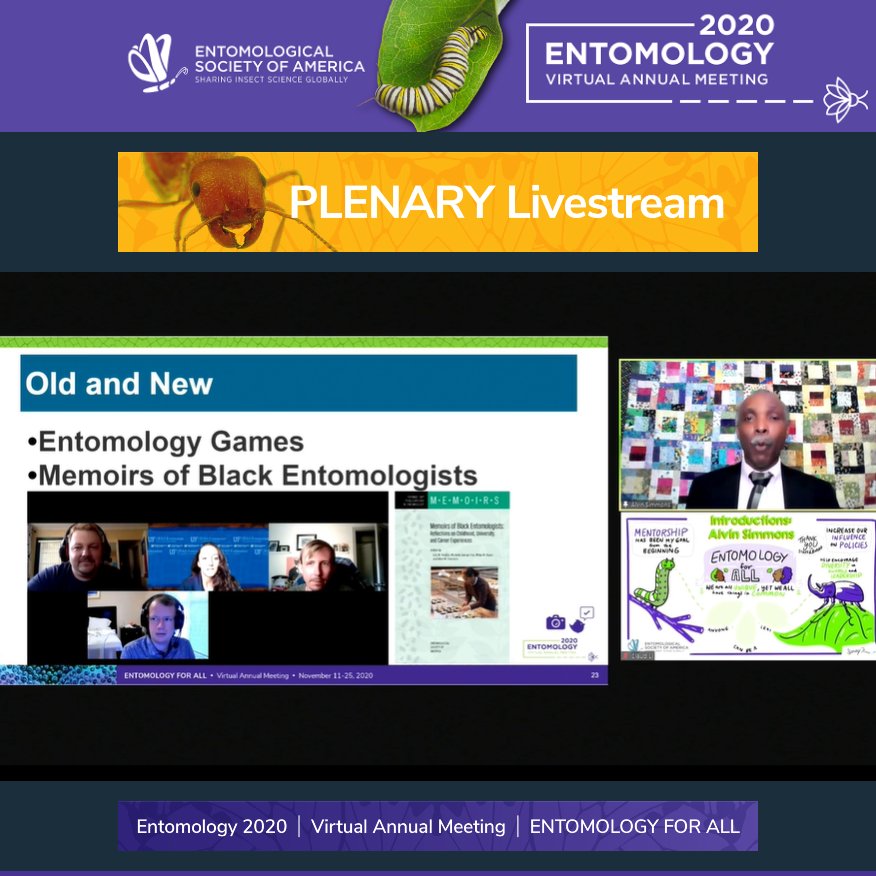 morganapinky's tweet photo. Go team go! A screenshot of our team playing in the preliminary games was used for the opening plenary session today. #EntSoc2020 #entomology #entomologygames #ufbugs #gogators https://t.co/iIfRl61lwn