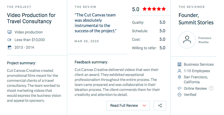 Cut Canvas Creative (@cutcanvas) on Twitter photo Thank you to Summit Stories for your kind words! This was of a documentary we created for our client of a climb up Mt. Kilimanjaro. The climbers each crowdsourced funds that were donated to <a href="/AmaniKids/">Amani Centre for Street Children</a> in Moshi, Tanzania.
clutch.co/profile/cut-ca… Thank you to Summit Stories for your kind words! This was of a documentary we created for our client of a climb up Mt. Kilimanjaro. The climbers each crowdsourced funds that were donated to <a href="/AmaniKids/">Amani Centre for Street Children</a> in Moshi, Tanzania.
clutch.co/profile/cut-ca…