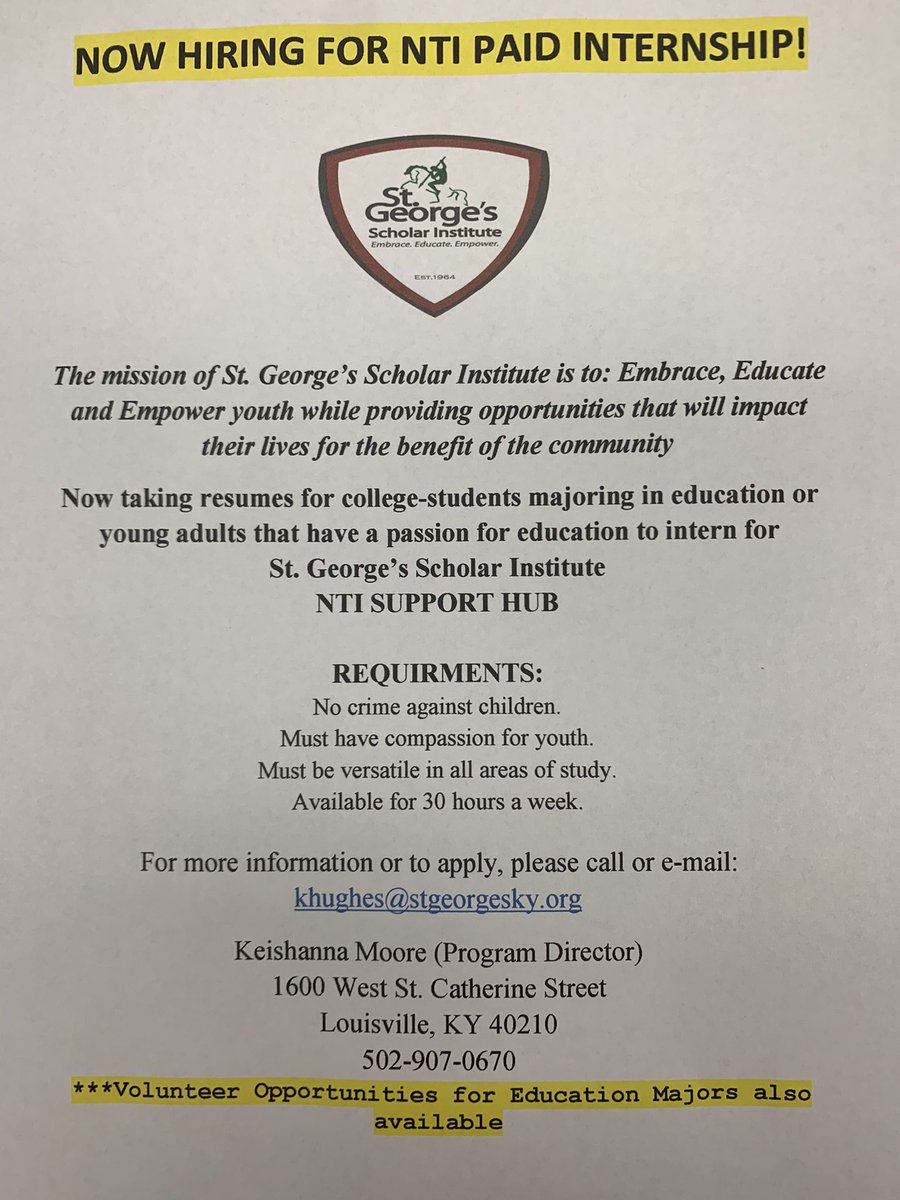 StGeorgesSILou's tweet photo. Please share! Our youth desperately need our support! https://t.co/7wy6cTjuzf