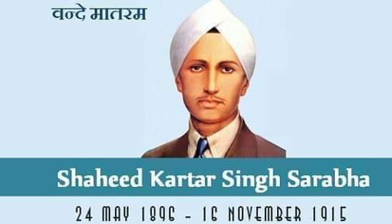 BharatpalR's tweet photo. #देश नु चलो..... हो  देश नु चलो देश मांगता है #कुर्बानिया 

16 नवम्बर 1915  महान शहीद क्रांतिकारी #करतार_सिंह_सराबा को अंग्रेजो ने फांसी दी थी। 
महान #शिरोमणी #सरदार #भगत सिंह भी इन्हें अपना आदर्श मानते थे। ऐसे महान क्रांतिकारी को भावभीनी श्रद्धांजलि...
सत्  सत्  नमन 🙏🙏🙏🇮🇳 https://t.co/h5nZSVt0XP