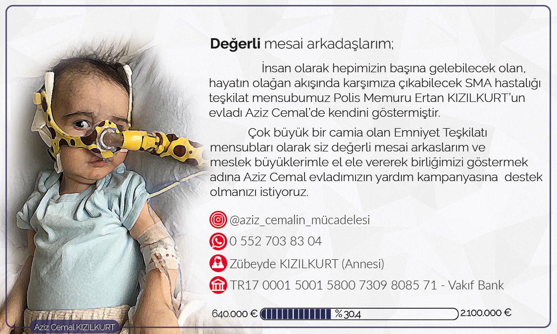 TurkPolisiTC's tweet photo. Aziz Cemal desteğinizi bekliyor.

#AzizCemaleUmutOl https://t.co/hqP8gySyo3