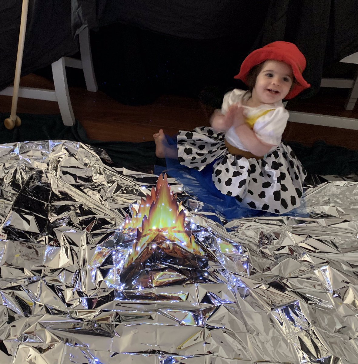 Rosemary_Murphy's tweet photo. Just have to share my cute little cowgirl who was in character for our virtual trip to the Wild, Wild West today #babysensoryclass #howwedomonday #babysensoryathome https://t.co/wwxrHpnRqL