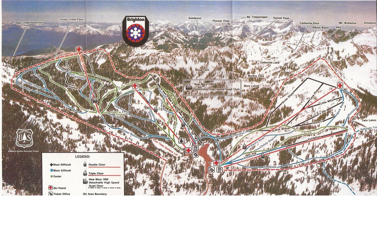 Never found anything older than the 70s or 80s for  @BrightonResort so  @Winklerflip can jump in if I'm mistaken, but I believe the current mark is the original.