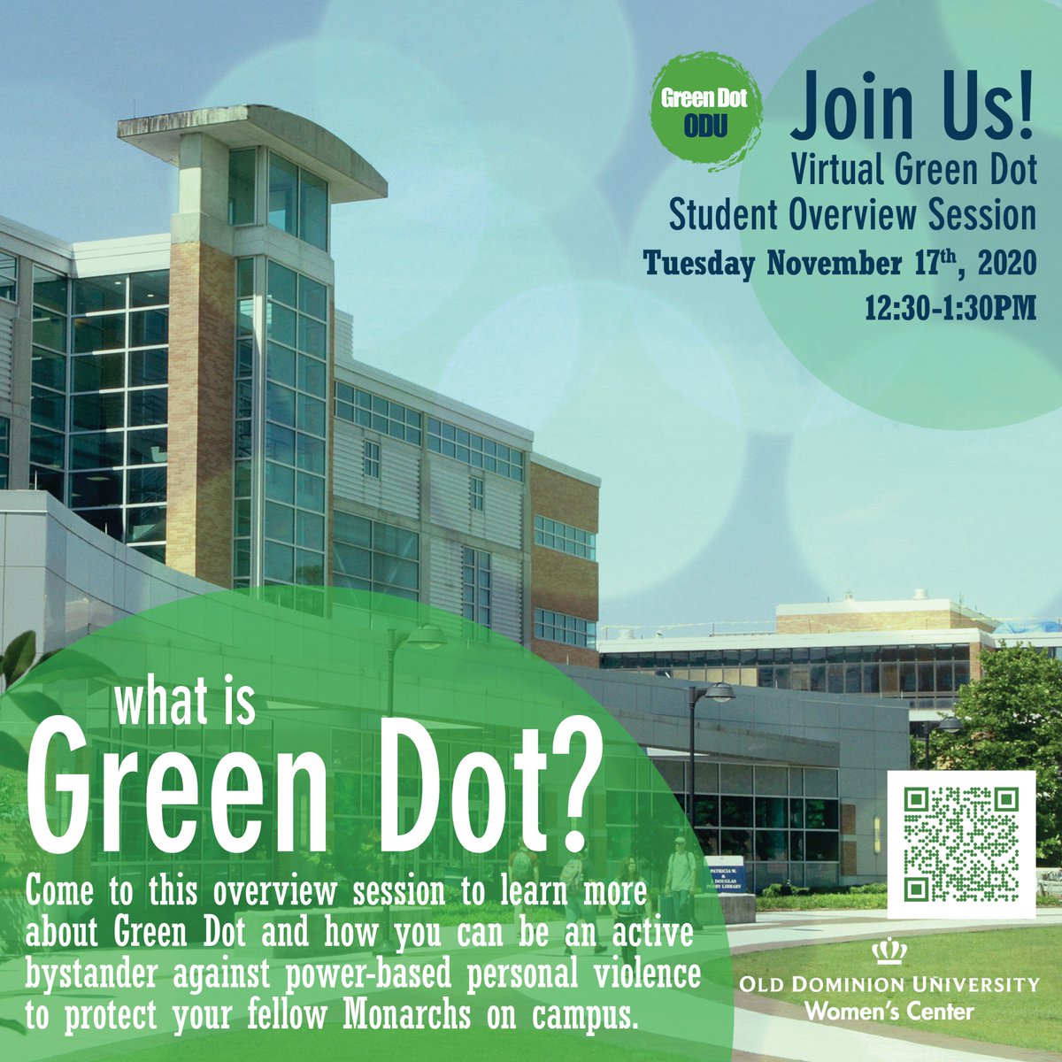 manofqualityodu's tweet photo. Have you registered for this training yet?
#GreenDotODU https://t.co/Jko9kMc6lG