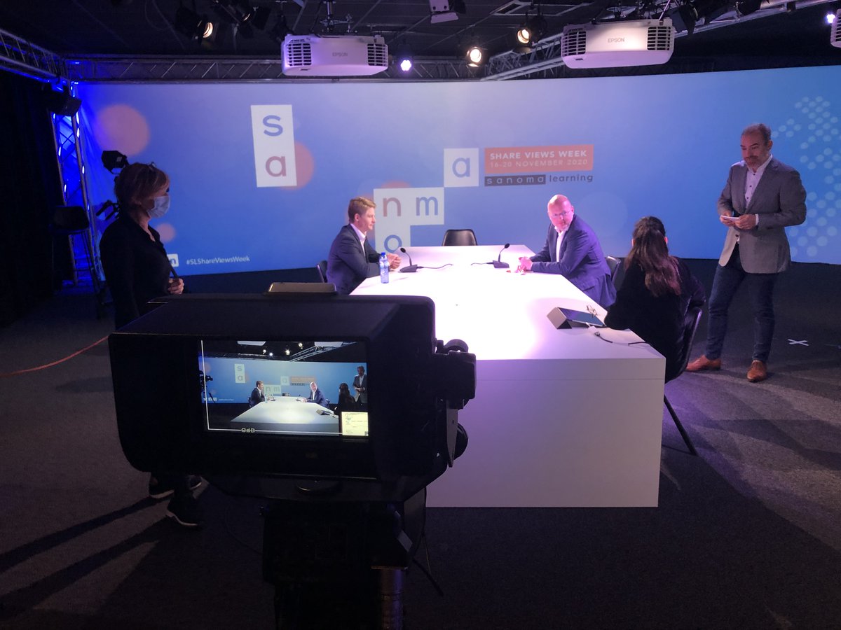 SanomaLearning's tweet photo. Today, we launched our #shareviewsweek at @SanomaLearning! We are very excited about this inspirational event week, where we focus on #connecting and #sharing with all 2,200 colleagues of our #educationalfamily #greatplacetowork #SLShareViewsWeek https://t.co/ZOQpOI3MfE