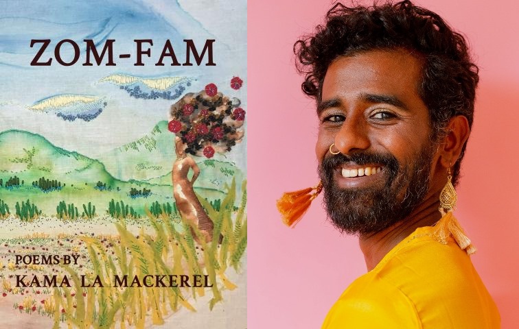 📣 BOOK LAUNCH ALERT 📣 Join us tomorrow at 7 PM for the virtual launch of @KamaLaMackerel's debut poetry collection ZOM-FAM, hosted by <a href="/LibrairieDandQ/">LibrairieD+Q</a>. To RSVP: bit.ly/3kFxTEk