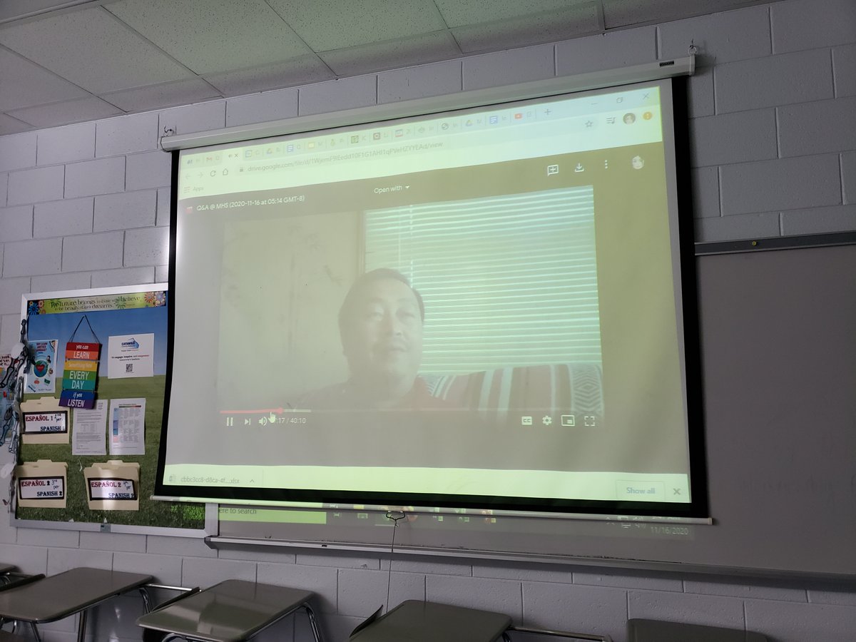 CCSITF's tweet photo. Even CCS has a hero! Thanks Foung Lee, engineer for CCS,  #IEW2020  Studying International Languages today!  @Maiden_HS  @catawbaschools Hmong, French, Spanish, Korean #195countries https://t.co/C3Pvxy7vbp