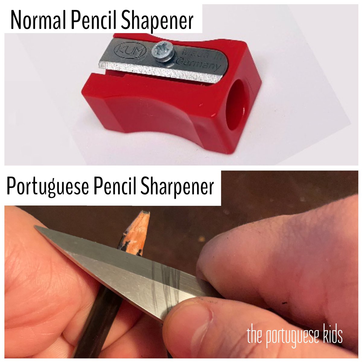 theportkids's tweet photo. Dads knife sharpened pencils, cut finger nails, and tightened screws. #multitool #portugueseproblems #theportuguesekids https://t.co/SgYxsStwuS