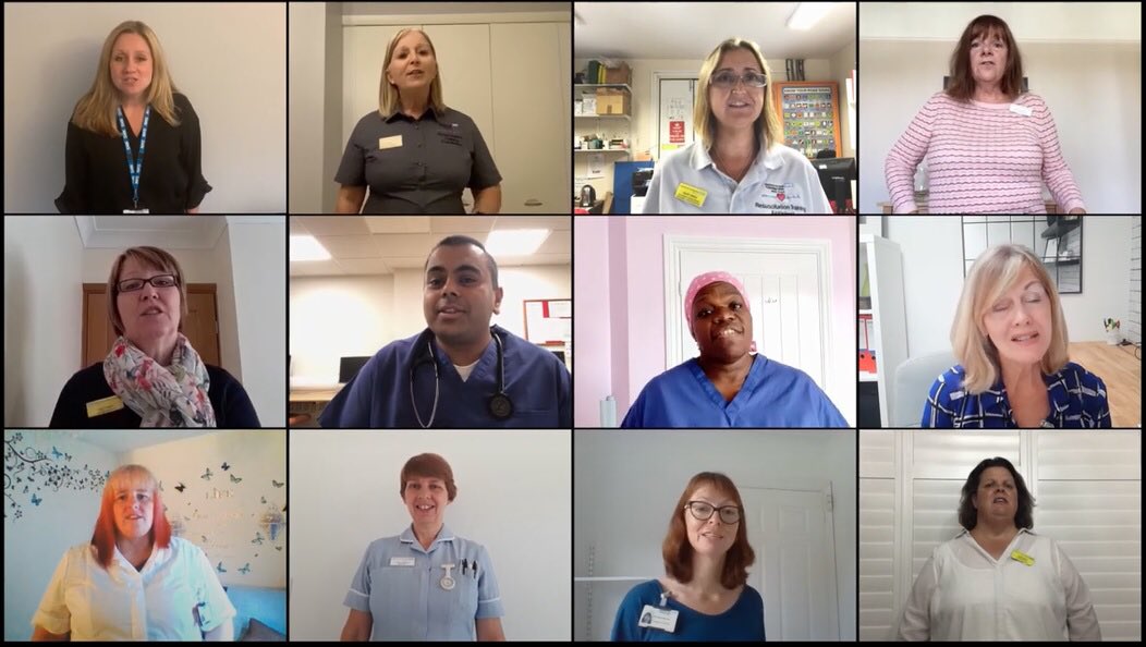 MTWnhs's tweet photo. The best choir in the land… BY A LOT! 😉
 
After covering MJ’s ‘Beat It’ near the start of the pandemic, our amazing staff choir are back with a new song to thank the community for their fantastic support! 🎶 
 
Watch: https://t.co/SJ8ZA2B8Ax
 
Read: https://t.co/nfamTfVXB7 https://t.co/fL9oHufk17