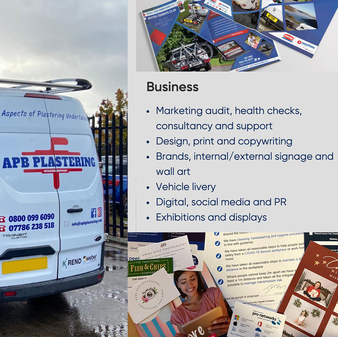 elygramarketing's tweet photo. Just a snippet of the work we have produced in our vehicle livery department recently, we’ve had some great local companies entrusting us with their branding and walking away happy customers! #proud #vehiclelivery #vehicleliverydesign #vehiclegraphics https://t.co/2pUBX3JDtP