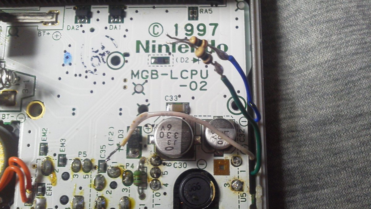 ゲームボーイポケットバックライト化