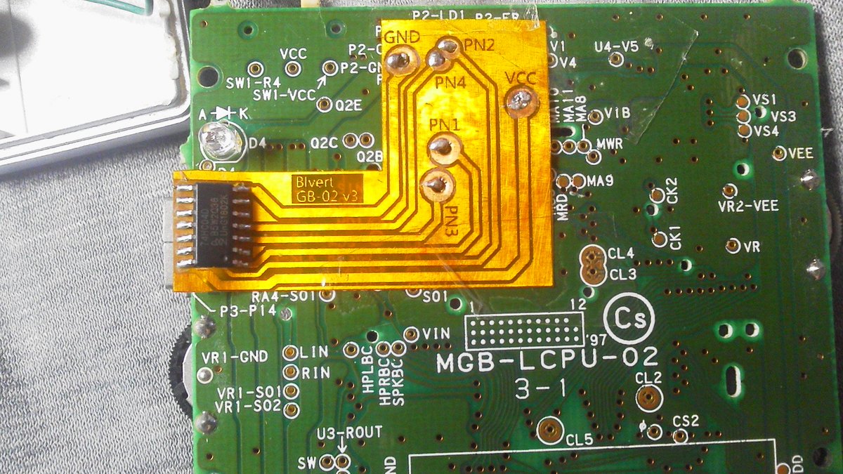 ゲームボーイポケットバックライト化