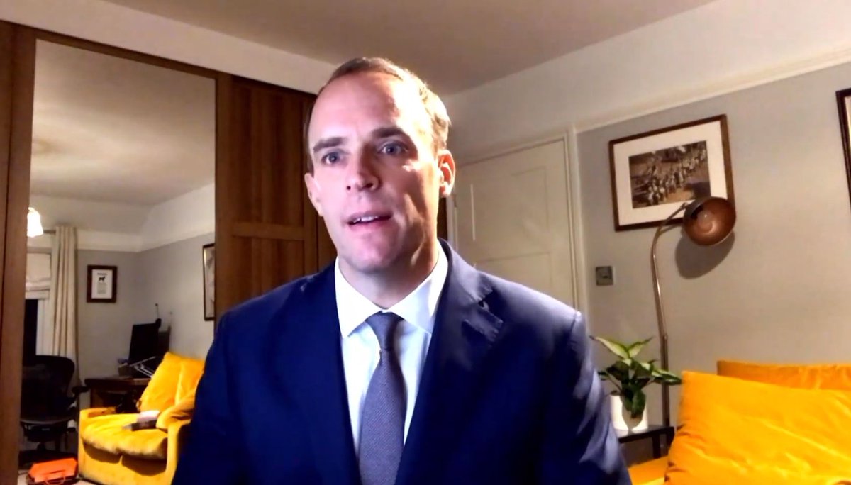 Dominic raab nose twitter