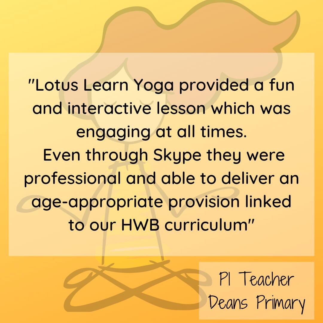 LotusLearnYoga's tweet photo. Thank you @DeansPrimary! We look forward to our next online lesson! 
#health #wellbeing #MentallyHealthySchools https://t.co/dUcewPqC7z