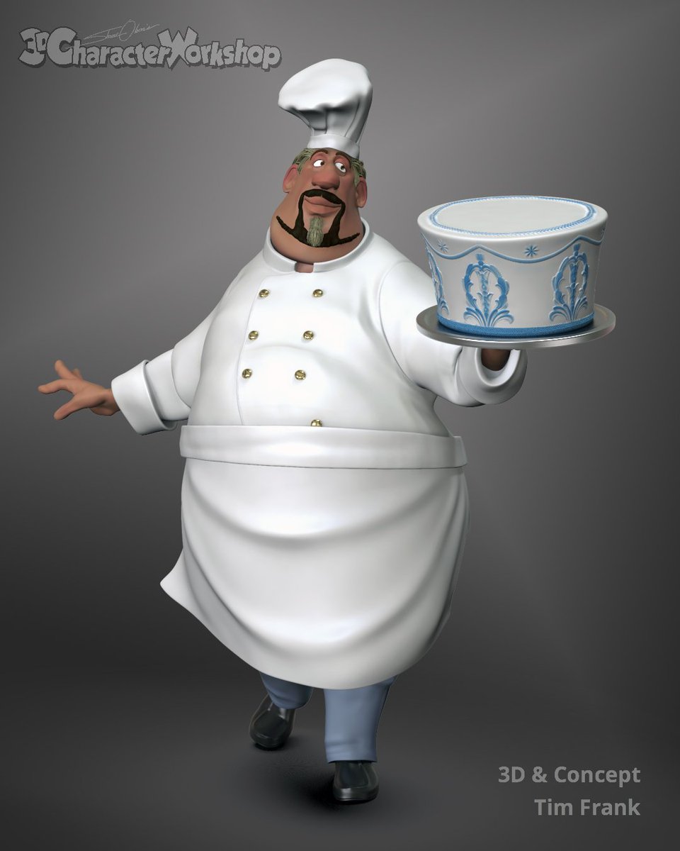 ShaneOlsonArt's tweet photo. Workshop Student @timfrank9559 combined conceptual ideas for Gusteau & Guy Fieri in this brilliantly posed 3D stylized character.
Great piece!
#3dstylizedcharacter #illustration #pixologic #3dcw #3d #digitalart #3dmodel #shaneolson #zbrush2021 #zbrushsculpt https://t.co/bWGXMi35yv