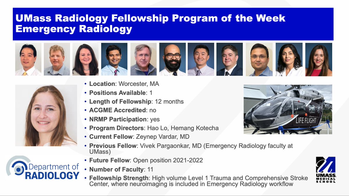 UMassRadFellow's tweet image. @UMMSRadiology fellowship program of the week - Emergency Radiology. Look at all those smiling faces! Proud to work closely with @umassEMresident and @UMassSurgery.

@umassmemorial @UMassMedical @ASER_ERad 
#radiology #ERad #EMRad #radres #MedEd #MedTwitter