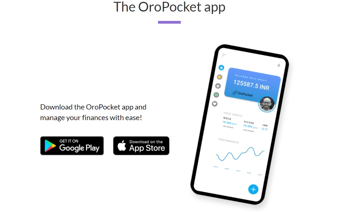 App:OroPocket App allows you to buy and sell assets directly and instantly or the money can be spent anywhere globally through their debit card.OroPocket app is available to download on Google Play and AppStore. Register and get 1mg of 24 Carat Gold