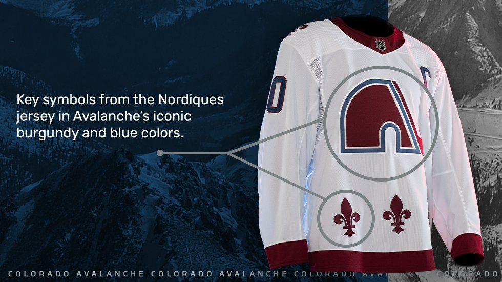 avalanche nordiques jersey