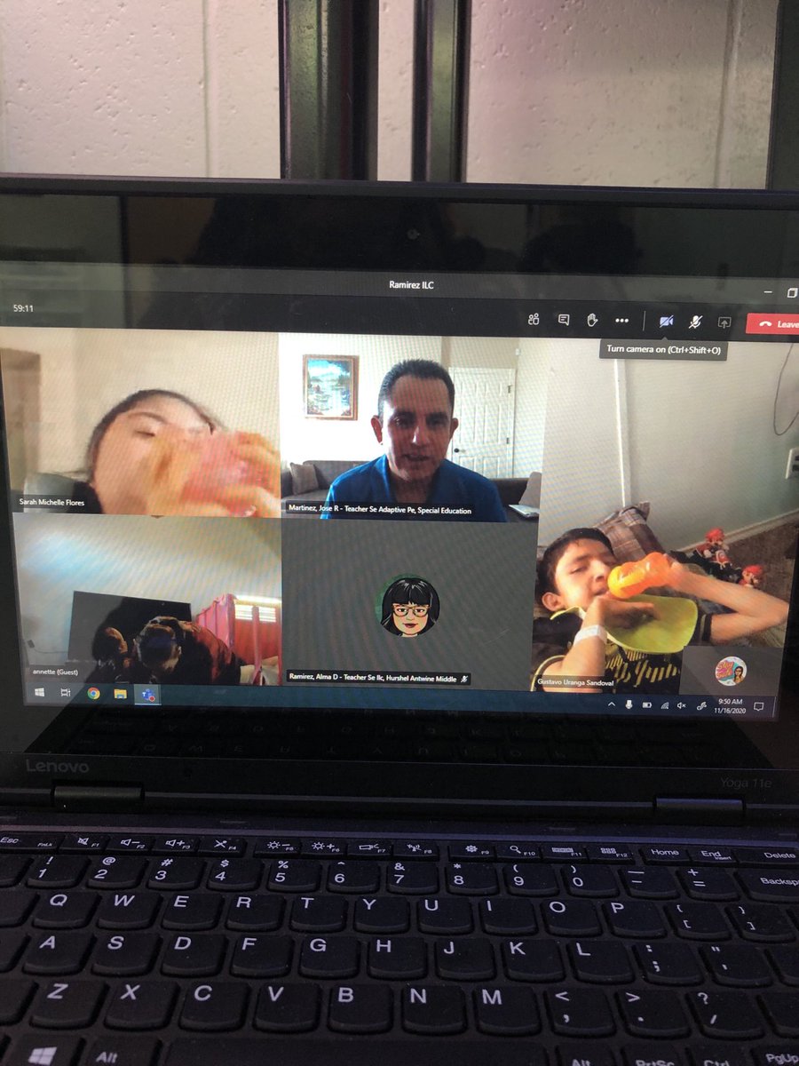 Mrs Ramirez’s class in adapted PE with Mr Martinez, love watching our ILC students participate,  miss them so much 🥰 #AMS