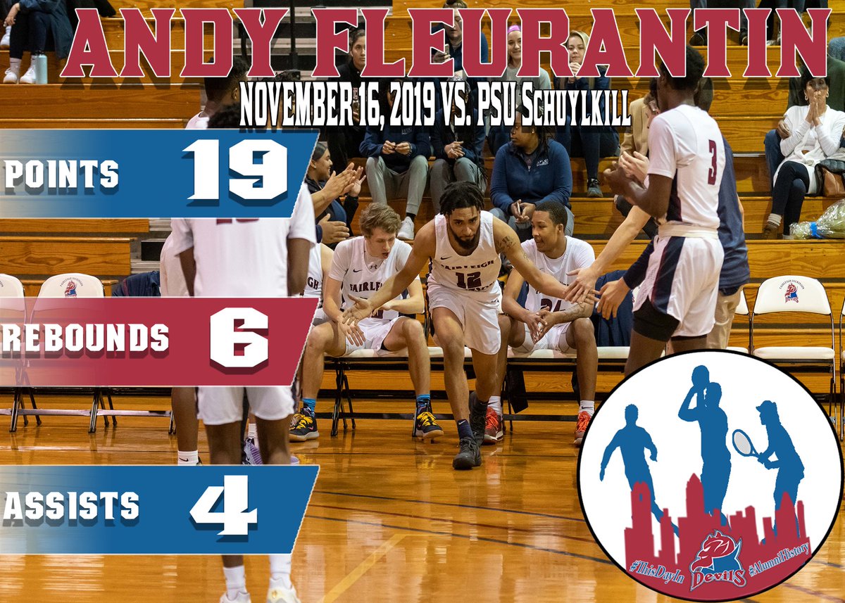 JeffSlanovec's tweet photo. RT @FDUDevils: One year ago today, in #AlumniHistory, @FDUAlumni Andy Fleurantin ‘20 scored 19 points in a @DevilsMbb win in the Rinso Marquette Tournament 🏀

#HeatsRising🔥| #HornsUp🤘 https://t.co/YztYLw0Bmj