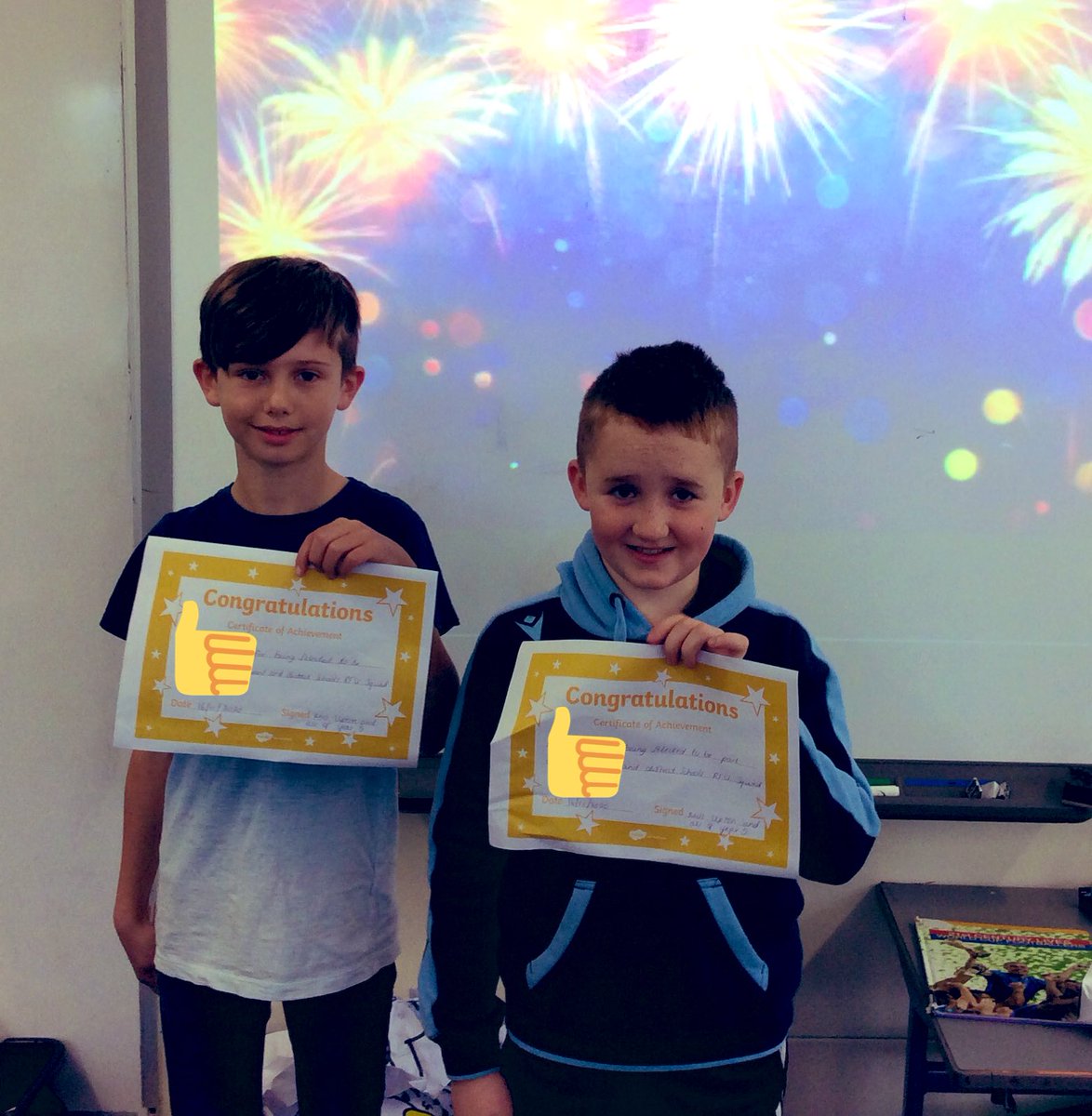 TheFederation1's tweet photo. A massive well done to these 2 superstars for being selected to be part of Pontypridd and District schools RFU squad. Da iawn ! #CEP5 https://t.co/Dg2fnHiEAo