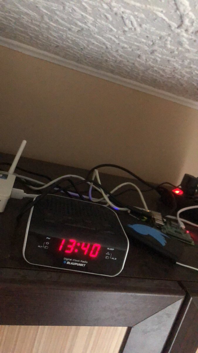 ASendyka's tweet photo. Creative thinking mother of innovate solutions. Raspberry with power supply from router and disk on USB. Home server from 200 PLN. Also in future maybe I build cover. https://t.co/u9l2qGXn5U