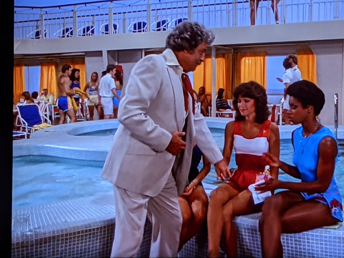 Meanwhile, this oil man is trying to coerce sex from one of the cheerleaders, which used to be an acceptable subplot in a sitcom. She was just complaining to her friends about him.