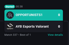 Opportunists_'s tweet photo. 📢 First Strike - Qualifier Stage​ - Week 2 - BO1

➡️ 2 winning matches are needed today to participate in the 2nd part tomorrow

➡️ Opportunists 🆚 AYB Esports https://t.co/VGYEXHDeX0